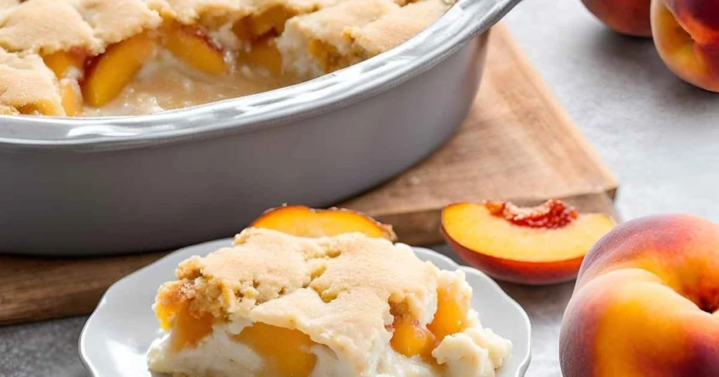 peach cobbler with cake mix