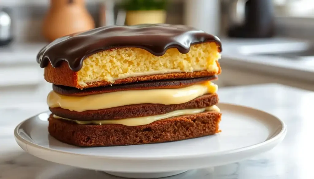 Boston cream cake