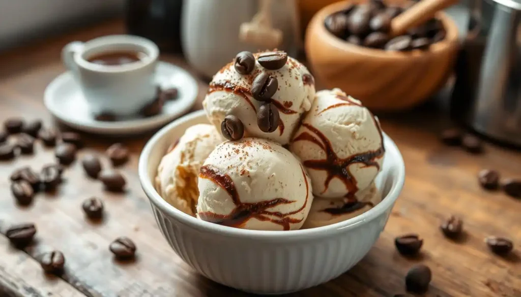 coffee ice cream