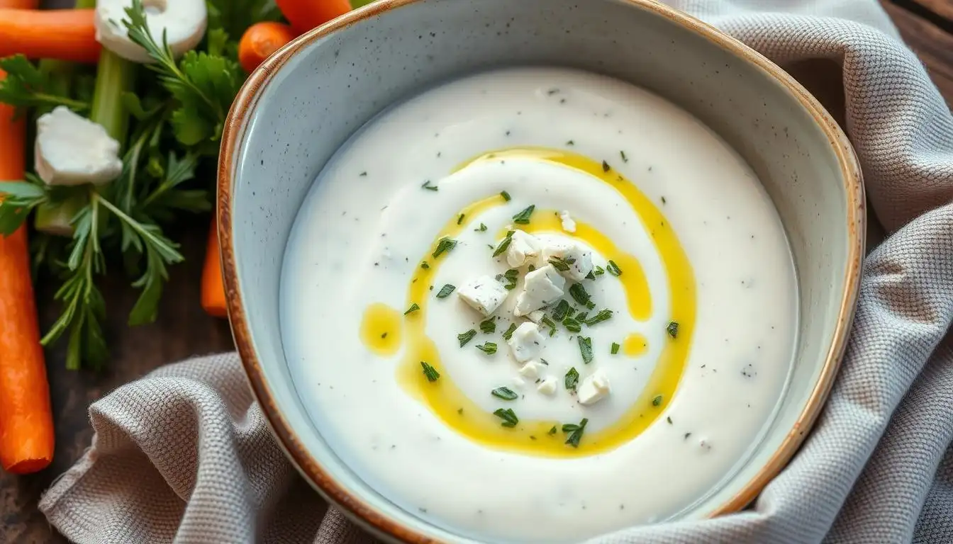 Steakhouse-Style Blue Cheese Dressing in a Bowl