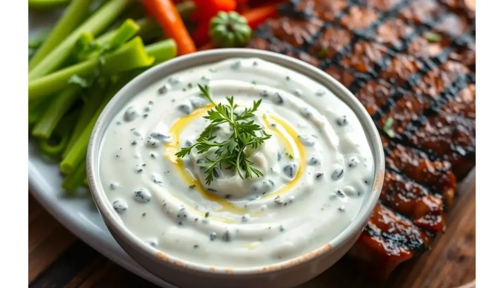 Steakhouse-Style Blue Cheese Dressing in a Bowl