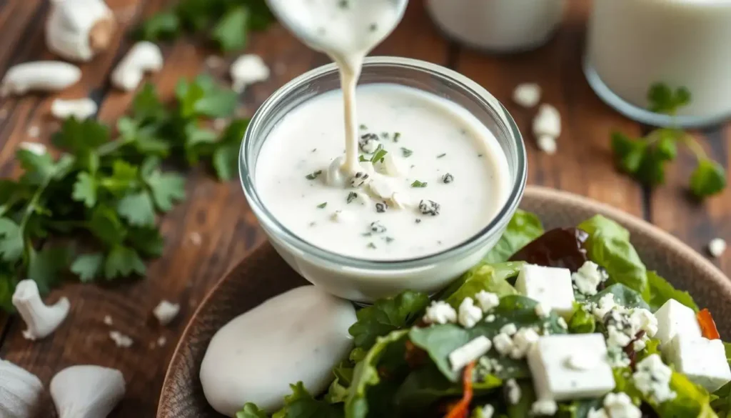 Steakhouse-Style Blue Cheese Dressing in a Bowl