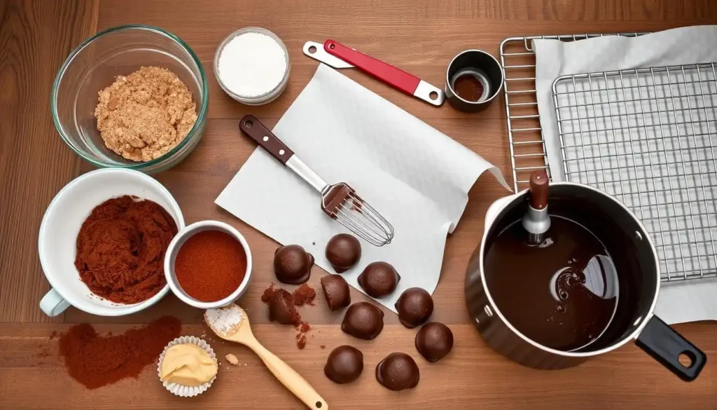 Preparation of Decadent Buckeye Brownie Cookies