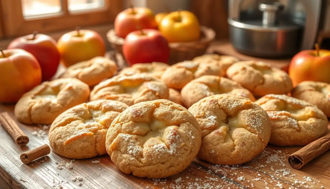 Freshly Baked Apple Cookies