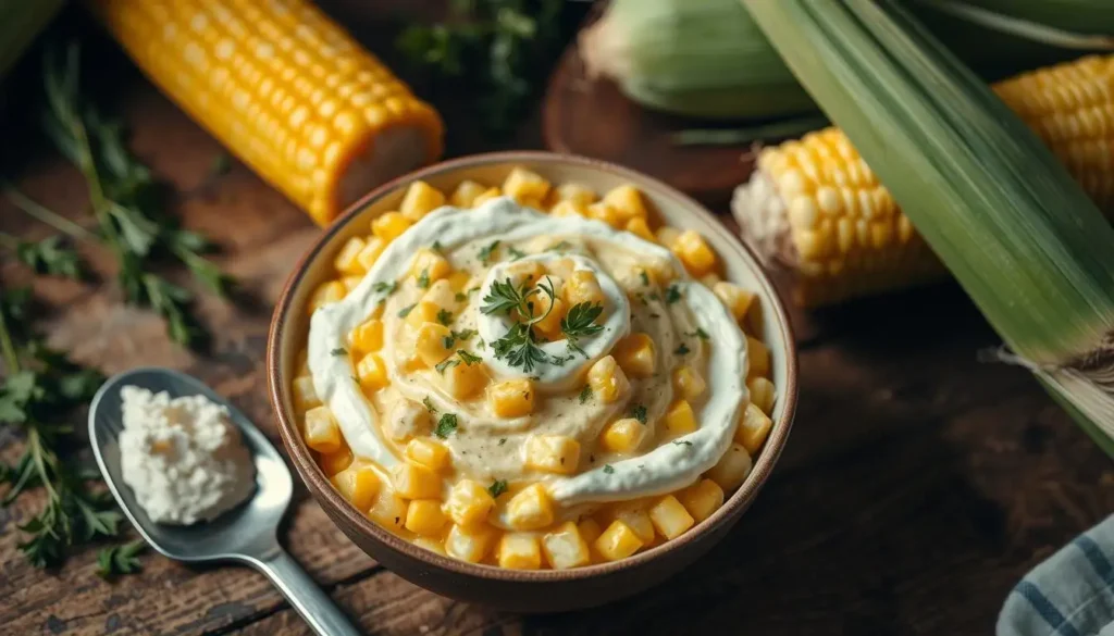 Delicious Cream Cheese Corn Recipe - A Simple and Savory Side Dish