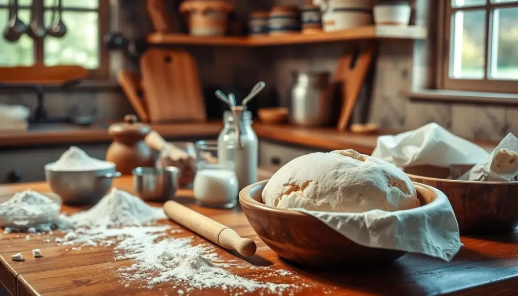 Rustic Kitchen Prep for King Arthur Bread