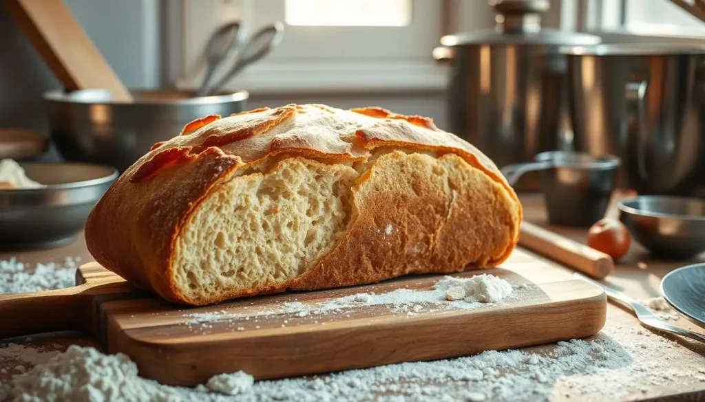 Freshly Baked King Arthur Bread with a Perfect Crust