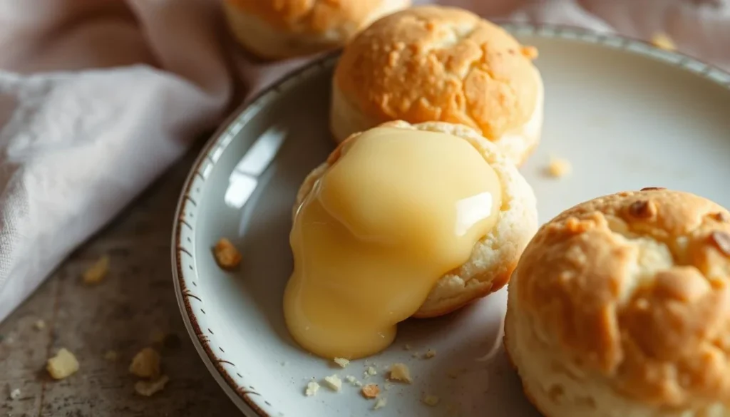 Custard Cream Biscuits on a Plate