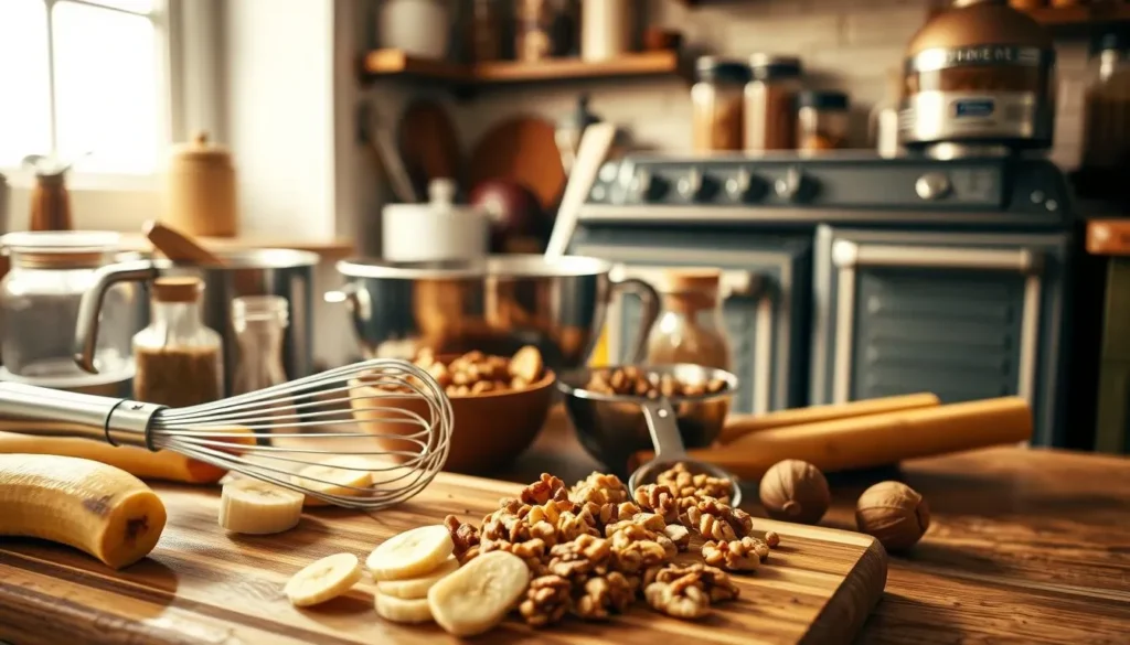 Ingredients for Paula Deen’s Banana Nut Bread Recipe