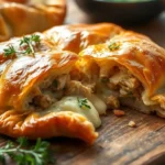 Golden Chicken and Cheese Jalousie