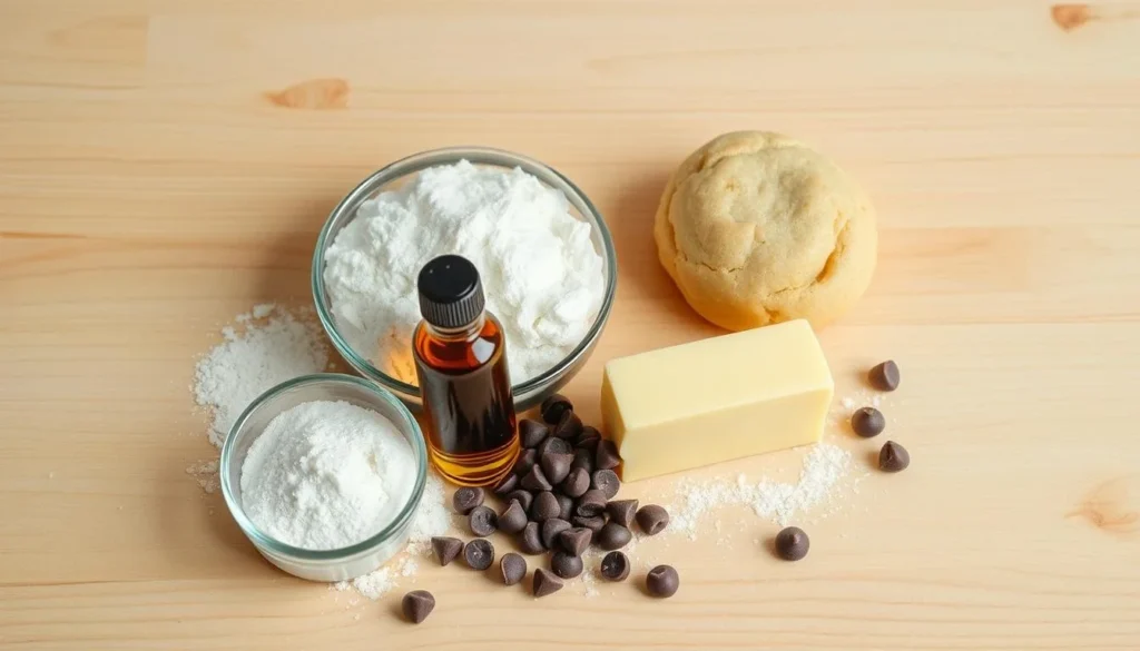 Edible Sugar Cookie Dough Ingredients