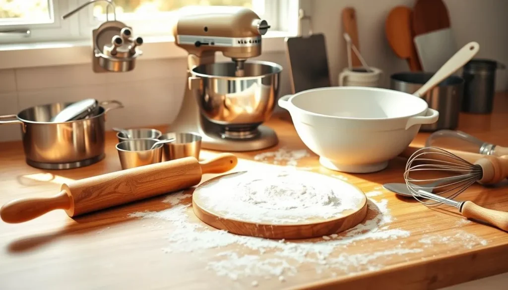  Baking Setup for Oatmeal Cake Preparation
