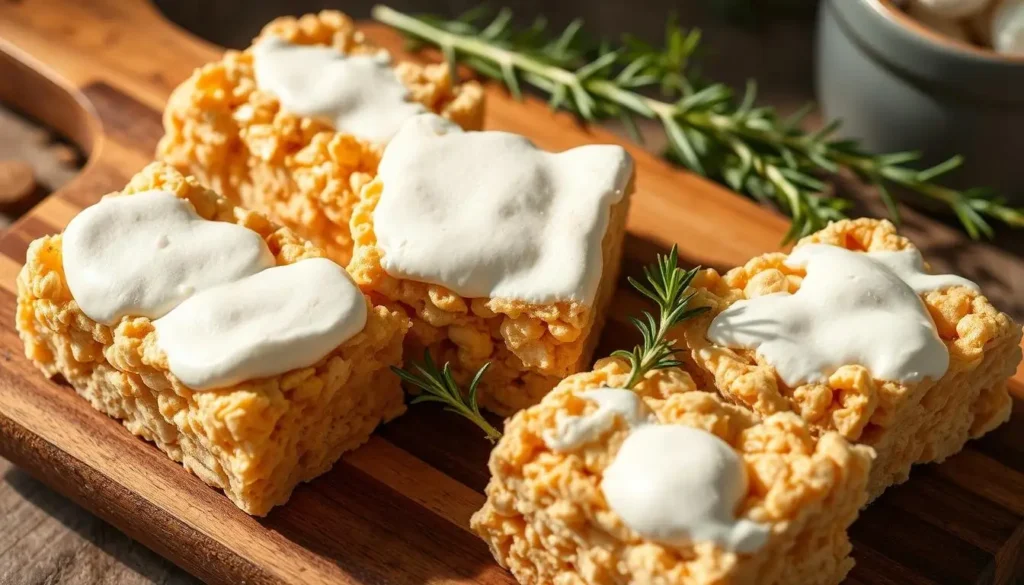 Classic Rice Krispie Treats with Marshmallow Cream
